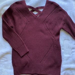 Maroon Sweater Charolette Russe